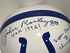 John Mackey Signed Autographed Full Size Fs Replica Helmet Baltimore Colts Jsa