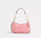 Coach Teri Shoulder Bag In Signature Canvas powder Pink  only Unpacked  Not Used