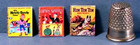 Dollhouse Miniature 1 12 Set Of 6 Little Golden Books  1950s Tv Shows Toy Books