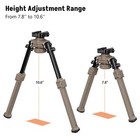 Hunting Rifle Bipod Quick Detach Mount 7 8 -10 6  Compatible With Picatinny Rail