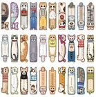 30 Pc Bookmark Set Cartoon Animals Cat Kittens 1 6  X 5 6  New Free Ship S306