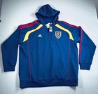 Adidas Real Salt Lake Hoodie Mens 2xl Xxl Blue Ubp Travel Mls Soccer Nwt