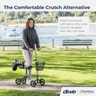 Adjustable Height Steerable Knee Walker