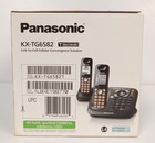 Panasonic Kx-tg6582 Dect 6 0 Plus Phones   Answering Machine Open Box Never Used