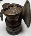 Antique Auto Lite Brass Coal Miner Carbide Head Light -  Universal Lamp Co 