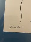 Clemence Wescoupe Lone Bird On Paper Art Signed  Vintage 1979 Framed