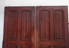 Antique 6 Pane Wooden Pocket Double Doors 116 5 X 72 In 