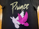 Prince T-shirt Gray Purple Doves Rock Music Women s Size 1 -  see Measurements 