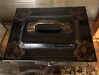 Vintage Japanese Portable Safe High-class Interior Box 7 7  h3 1  6 7in Retro Fs