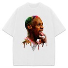 Dennis Rodman Tongue Out Rodzilla Hollywood 90 s Vintage Design T-shirt