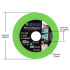 4 Inch Tile Cutter Glass Cutting Disc For Angle Grinder  7 8  Glass Ceramic Diam