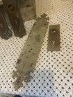 Antique Victorian Backplate Lot Of Four Ornate Hardware Salvage