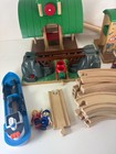 Lot Brio   Hape Wood Wooden Train Tracks Collapsing Bridge Signal Train Station