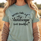 Horses Make A Landscape Look Beautiful Graphic Tee Equestrian Western Nature
