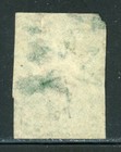 Ceylon 4 Sg3 Used 1857 2p Grn Qvic Imperf Wmk Large Star Cv 65