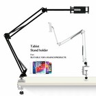 Phone Tablet Bed Holder For 4-13 5  Device Ipad Iphone Adjustable Arm Desk Mount