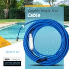 Dolphin Genuine Replacement Part Durable 60 Ft Blue Cable W  Swivel 9995872-diy