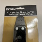 Titan Tools Crimper For Open Barrel Terminal  awg 26-10 