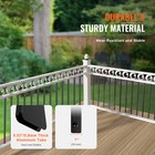 Uimoso Deck Balusters 72 Pack 38   X 1    Aluminum Deck Spindles W  Screws