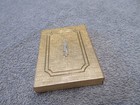 Vtg Max Factor Hollywood Glam Art Deco Face Compact Gold Tone