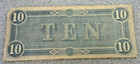 1864  10 Csa Confederate States Of America Note  3194 