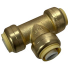 10 Pack Xfitting 3 4  Push Fit Tee  3 4  Push To Connect Tee  Lead Free Brass