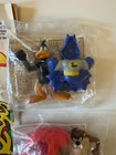 Vintage Mcdonald s 1991 Super Looney Tunes Happy Meal Toys Complete Set W  Bag