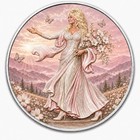 2026 Silver Eagle 1 Oz Fine Silver Smoky Mountain Angel Dolly Parton Pre Sale