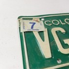1989 Colorado License Plate   Vg-165 80s