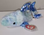 Ty Beanie Baby - Chompers The Shark  2004 Bbom  7 5  New Mwmts Plush Stuffed Toy