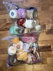 Qty 2 Bags Of Vintage Miscellaneous Darning Thread  Crochet Ect   