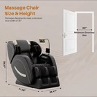 Full Body Massage Chair     Zero Gravity  Heat Therapy   Foot Rollers