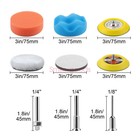 133pcs 3 Inch Sanding Disc Kit  60-10000 Grit Wet Dry Hook   Loop Sandpaper Pads