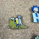 Lot Of 6 Rick And Morty Enamel Pins Rave Pins Most Limited Numbered  No Backings
