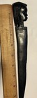 Vintage Ebony African Letter Opener Hand Carved Tribal Head Wood 1950s Mcm