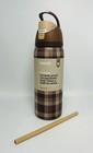 Owala 32 Oz Freesip Water Bottle Brown Insulated - Plaid   Simple  new Sealed 