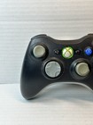 Official Microsoft Xbox 360 Black Wireless Controller Original Oem Tested