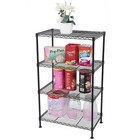 4-tier Industrial Welded Wire Shelving  Free Ship  Usa Warehouse  In Stock  