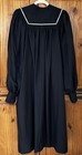 Regency Choir Robe Size S Black White Trim Crown Of Thorns Clergy Church Gown
