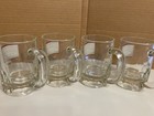 Rheingold Extra Dry Lager Beer Mugs  Set Of -4- Vintage