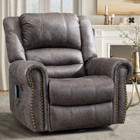 360   Swivel Rocker Recliner Manual Glider Reclining Chair With Massage And Heat