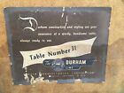   vintage Mcm Durham Model 31 Red Card Table   2 Chairs Child s Salesmans Sample