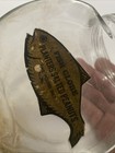 Circa 1920   s Planters Salted Peanuts Fish Globe One Pound Net Jar No Lid