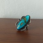 Large Turquoise David Lister Sterling Silver Ring