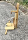 Double Treadle Spinning Wheel For Yarn Handcrafted