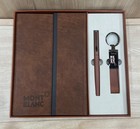 Refurbished Montblanc  meisterstuck  Key Chain   Ball Pen With Notebook Gift Set