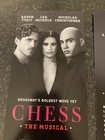 Rare Chess Musical Broadway Revival 2025 Flyer Ad Lea Michele   Aaron Tveit Abba