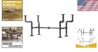 Diy Coffee Table Leg Set With Authentic Iron Pipes   Fittings  16 75 Inches Tall