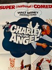 Vtg  Walt Disney Charlie And The Angel Movie Poster Fred Macmurray Kurt Russell