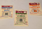 1980s Carl Buddig Original Smoked Beef Corned Beef   Turkey Packets  Three Whole